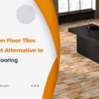 Wooden floor tiles